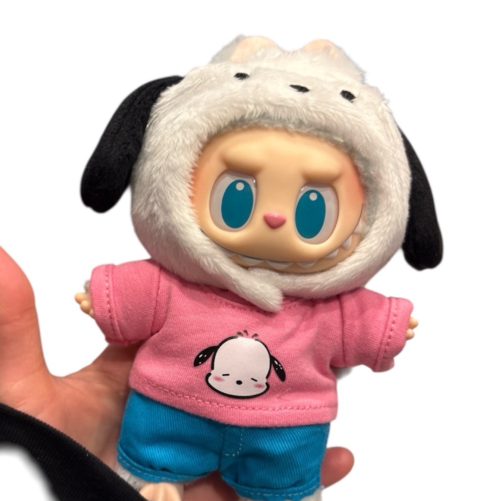 POP MART Pochacco Hello Kitty NEW Labubu X Sanrio Monsters 💙🤍 - Picture 5 of 7